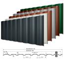 Wandblech T-20MW/1100 - 0,75 mm - 25 µm Polyester